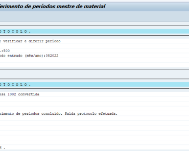 Transa&ccedil;&atilde;o MMPV com per&iacute;odo aberto e pronto